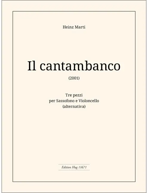 Il cantambanco (2001)